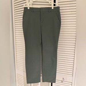 LOFT Green Chinos Classic Straight-Leg